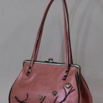 11 がま口ハンドバッグピンク