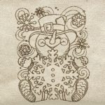 レーザーカッターによる刻印